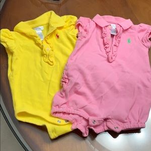 Set of 9M Rompers by Ralph Lauren